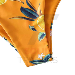Maillot de bain athlétique pour femme, nouvelle conception, haute élasticité, respirant, look sportif, vêtements d'été, Solid Trader Custom - Product Image 6