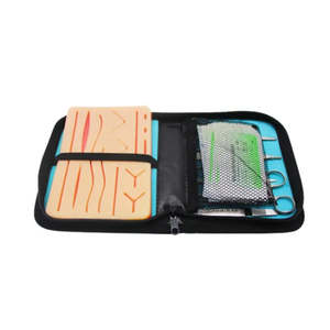 Kit de sutura médica al mejor precio con piel de práctica y 16 suturas, kit de entrenamiento quirúrgico con certificación CE ISO de Surgiright Instrument - Product Image 4