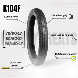 Chambre à air pour moto KUMA K104, construction robuste, longue durée de vie, meilleur prix pour le marché asiatique et mondial - Product Image 3