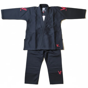 New Designs BJJ Gi Uniform Martial Arts Karate Suits Unisex Jiu Jitsu Kimono 100% Cotton Breathable Lightweight Custom OEM Front - Product Image 2