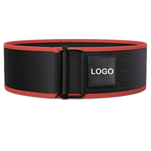 Ceinture de musculation en nylon noir et rouge, robuste, pour entraînement fitness, gym, exercice, équipement de soutien du tronc, équipement sportif professionnel - Product Image 3