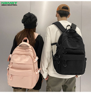 Unisex Schoolbag Junior High School Students School Bags Large Capacity <b>College</b> Middle School <b>Backpacks</b> - Product Image 1