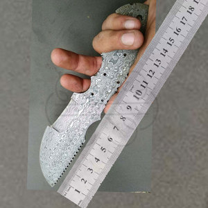 Lote de 3 piezas de hojas en bruto de Damasco forjadas a mano personalizadas - Product Image 6