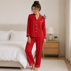 Conjunto de Pijama de Dos Piezas HMR Custom Divine Nine Sorority, Ropa de Dormir Transpirable e Informal, Última Moda de Primavera - Product Image 2