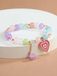 Handmade Resin <b>Beaded</b> <b>Bracelet</b> Colorful Fashion Jewelry Adjustable <b>Bracelet</b> for Women and Girls - Product Image 2