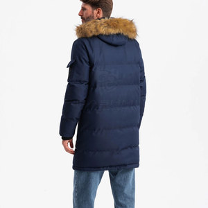 Parka pour homme en tissu doux de qualité supérieure, au look moderne et tendance, léger, à manches longues et en stock pour la vente - Product Image 2