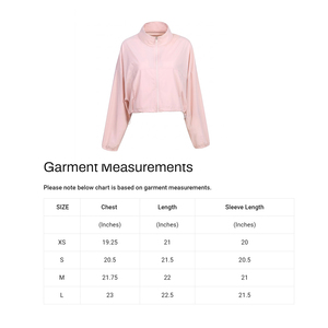 Chaqueta Corta Ligera para Mujer, Estilo Racer, con Cierre, Cuello Alto, Color Rosa Sólido, Corte Holgado, para Primavera y Actividades al Aire Libre - Product Image 6