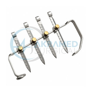 เครื่องวัดจมูกแบบโปรเจคโตมิเตอร์ของเดวิส ทำจากสแตนเลส ได้รับการรับรองมาตรฐาน CE ใช้สำหรับศัลยกรรมตกแต่ง สามารถนำกลับมาใช้ซ้ำได้ - Product Image 5