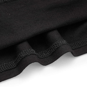 Black <b>Cross</b> Back Crop Blouse Short Sleeve Women T Shirt Casual Summer <b>Top</b> for women 100% Cotton Cropped Ladies Tee Women - Product Image 5