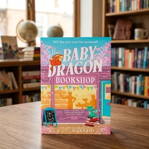Librería del Dragón Bebé de A. T. Qureshi, Tapa Blanda de Alta Calidad, 352 Páginas, Cómoda Lectura de Fantasía y Romance, Serie Dragón Bebé, Ficción para Adultos - Product Image 2