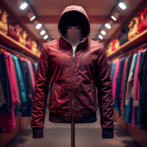 Chaqueta con Capucha y Cremallera, Corte Regular, Ropa Exterior Informal, Ligera y Cómoda, Unisex, Suministro al por Mayor OEM - Product Image 4