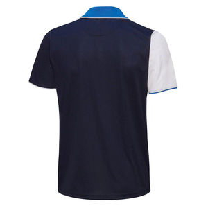 T-shirt de pêche à manches longues pour homme, couleurs personnalisées, blanc et bleu contrastés, coupe classique, style décontracté, tricoté en coton/bambou - Product Image 1
