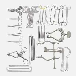 Ensemble de chirurgie laparoscopique pédiatrique 51 pièces, instruments chirurgicaux médicaux en acier, kit chirurgical orthopédique, qualité pakistanaise - Product Image 1