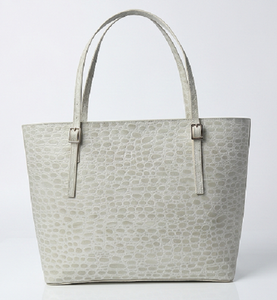 Womens White Leather Tote <b>Bag</b> Large Capacity Top Handle Purse Elegant <b>Work</b> Travel Daily Shoulder <b>Bag</b> Beach MOQ 100 - Product Image 1