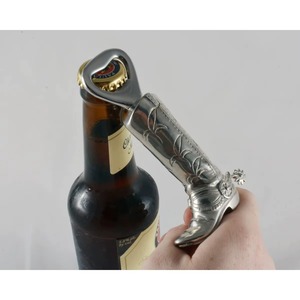 Abridor de Botellas con Diseño de Bota Plateada, Herramienta de Bar Premium de Metal, para Uso en el Hogar, Cocina y Fiestas, Elegante Opción de Regalo de la India - Product Image 4