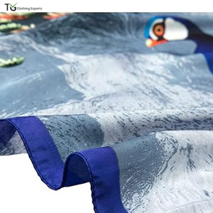 Écharpe en soie pour femme de qualité supérieure, vêtement de mode, légère, élégante, 100% soie, écharpe pour femme - Product Image 6