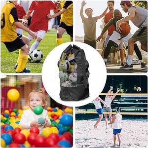 Football Carry Bag Customised Sports Ball Bags Durable Mesh Storage OEM Adjustable Training Soccer Sack High Quality <b>Backpack</b> - Product Image 6