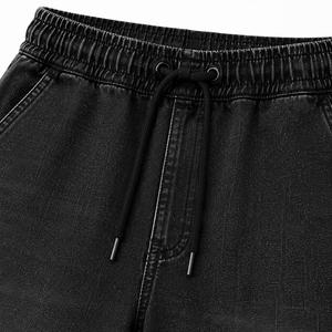 Pantalones Cortos Bermuda Casuales de Color Sólido para Hombre, Cintura Media, Cordón Ajustable, Tejido de Lona, Transpirables, Ecológicos, de Secado Rápido, MOQ Bajo - Product Image 4