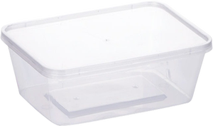 1000ml Rectangular Food Container BPA Free Plastic Lunch Box Leakproof <b>Microwave</b> Safe Meal Prep <b>Storage</b> - Product Image 3