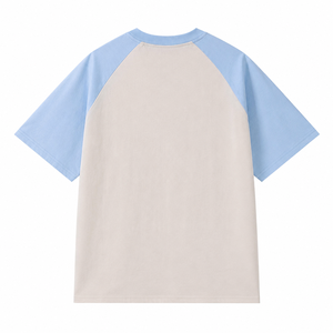 เสื้อยืดแร็กแลนแบบสปอร์ต 100% ผ้าฝ้าย สำหรับออกกำลังกาย ผลิตตามสั่ง เสื้อผ้าลำลอง แฟชั่นสตรีทแวร์ พรีเมียม แห้งเร็ว - Product Image 2