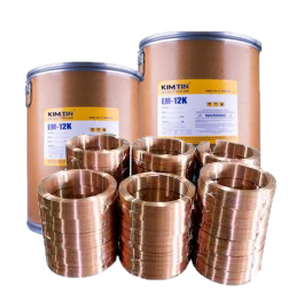 Fil de soudage à l'arc immergé KIM TIN EM12K de haute qualité au meilleur prix, bobine de fil de soudage, clou en acier au carbone, revêtement en cuivre, modèle compétitif - Product Image 1