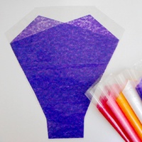 Fundas de BOPP para Ramos de Flores, Impresión Personalizada, Reciclables, Logotipo Personalizado, Impermeables, para Rosas, Floristería, Venta al Por Mayor de Fábrica
