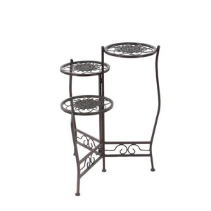 Support de pot de fleurs en métal, design moderne et luxueux, personnalisable en couleur, taille et forme, pour l'intérieur et l'extérieur, jardin, maison - Product Image 2