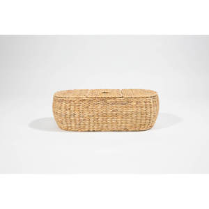 ตะกร้าตกแต่งลายดอกไฮยาซินธ์จากเวียดนาม ยี่ห้อดรีมคราฟท์ - Product Image 1