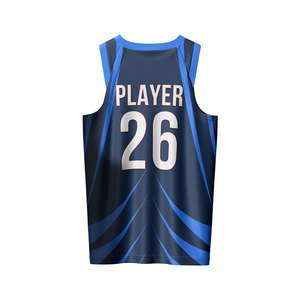 Conjunto de Camiseta y Pantalones Cortos de Baloncesto Personalizados para Hombre, Cuello en V, 100% Poliéster, OEM ODM, Impresos, Transpirables, que Absorben la Humedad, de Secado Rápido, Tallas Grandes - Product Image 3