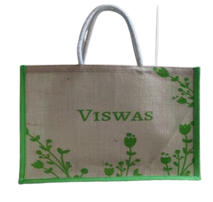 Bolsa de Mano de Yute Premium al por Mayor, para Hombre y Mujer, con Logotipo Impreso, Mezcla de Algodón y Lona, Elegante Bolsa de Compras, Precio Económico - Product Image 3