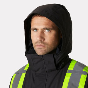 High Visibility Safety <b>Jacket</b> for <b>Men</b> Hi Vis <b>Reflective</b> Construction Working Waterproof Raining Security <b>Jackets</b> - Product Image 3