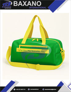 Sac de voyage week-end premium Chi Eta Phi CEPhi Sorority, sac de sport en nylon de haute qualité pour les voyages et la salle de sport, design de logo personnalisé - Product Image 5