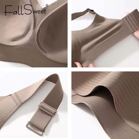 Soutien-gorge de sport sans couture à col en V avec logo avant pour femme, séchage rapide, respirant, maintien moyen, pour fitness, course à pied, entraînement, avec coussinets amovibles