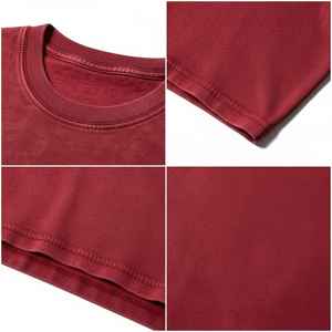 Camisetas de Verano Hechas a Medida de Alta Calidad con Lavado Ácido, Personalizables en Color, Manga Corta, 100% Algodón, Transpirables e Informales para Hombre - Product Image 5