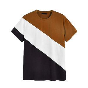 Camisetas de Hombre Personalizadas, Modernas, Transpirables, de Algodón Orgánico, con Bloques de Color, Estilo Veraniego, Ropa Formal, Prendas de Exterior, Ropa Urbana - Product Image 3