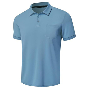 Chemises polo pour hommes, tendance, les plus vendues, vêtements décontractés, nouveau design, logo personnalisé, couleur unie, respirantes - Product Image 1