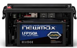 แบตเตอรี่ลิเธียม LiFePO4 150Ah 7 newmax LFP150A 12.8V ที่เก็บพลังงานแสงอาทิตย์การบำรุงรักษารอบลึกแบตเตอรี่เกาหลีฟรี - Product Image 3