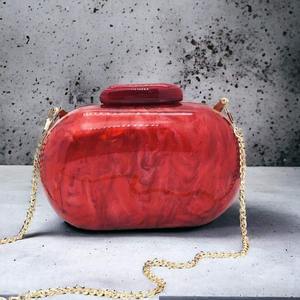 Bolso de Mano Transparente de Resina para Mujer, Bolso de Fiesta Acrílico, Bolso de Boda de Diseñador - Product Image 3