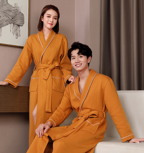 Albornoz de Tela Waffle 100% Algodón de Alta Calidad Nesta Sports, Talla Grande para Mujeres y Hombres - Product Image 3