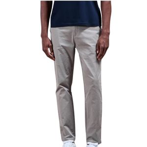 Pantalones de Vestir Casuales para Hombre, Corte Slim Moderno, Tela de Mezcla de Algodón Suave, Frente Plano, Uniforme de Oficina, Directo de Fábrica - Product Image 1