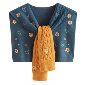 Proveedor de Bufandas de Punto Personalizadas OEM ODM, Fábrica Mayorista de Bufandas de Pashmina Cálidas para Mujer, Invierno, MOQ Bajo, Envío Rápido - Product Image 1