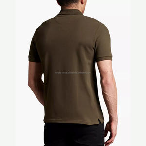 Polos de Golf de Manga Corta para Hombre, Marca Privada Personalizada, Color Sólido, Transpirables, 100% Algodón, Tallas Grandes hasta 6XL, Venta al Por Mayor, Nuevo - Product Image 3