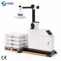 Palettiseur de sacs de riz 220V Vietnam, palettiseur automatique haute vitesse, facile à utiliser pour les usines de moulinage
