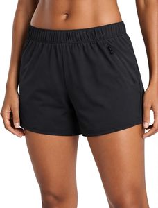 Pantalones Cortos de Algodón para Mujer, Cintura Media, Tejido Elástico, Casuales, para el Hogar, Transpirables, Ecológicos, de Secado Rápido, para Verano - Product Image 1