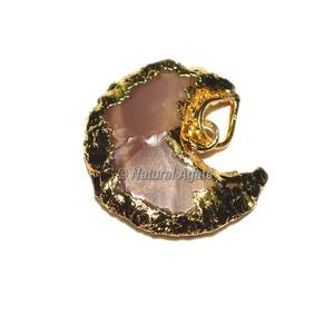 Pendentifs électrolytiques naturels en quartz cristal: Fournisseur de pendentifs et de colliers en agate électrolytique - Product Image 5