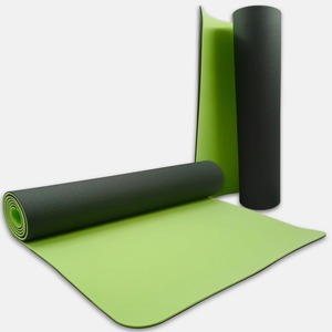 Tapete de Yoga de Doble Capa de TPE Antideslizante y Ecológico de 6mm de Grosor, Plegable, con Correa de Transporte para Gimnasio en Casa - Product Image 2