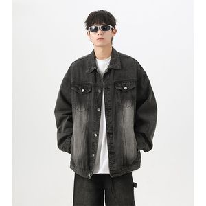 OEM 2026 New Arrival <b>Custom</b> High Quality Fashion Design Button Retro Loose Casual Spring Autumn Daily <b>Denim</b> <b>Jacket</b> Top for Men - Product Image 5