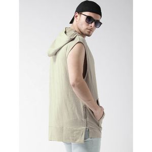 Hoodie sans manches flexible pour homme, idéal pour la gym, confortable, vêtements de sport, tenue athlétique - Product Image 6