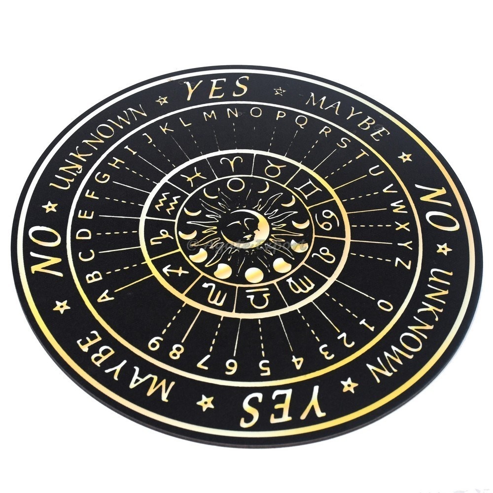 7 Chakra Pendulum Board - Altar Witchcraft & Dowsing Kit