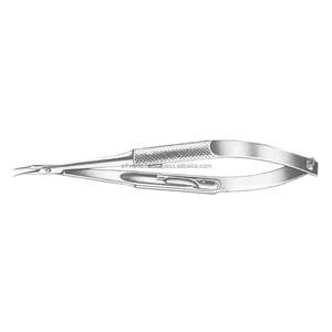 Top-Notch Quality (Curved) Stainless Steel 12 cm Suture Micro-Needle Holders A-1 VERITAS Sialkot | Reusable Surgical Instrument - Product Image 3
